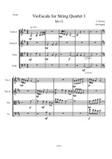 String Quartet No.1 Mvt.3